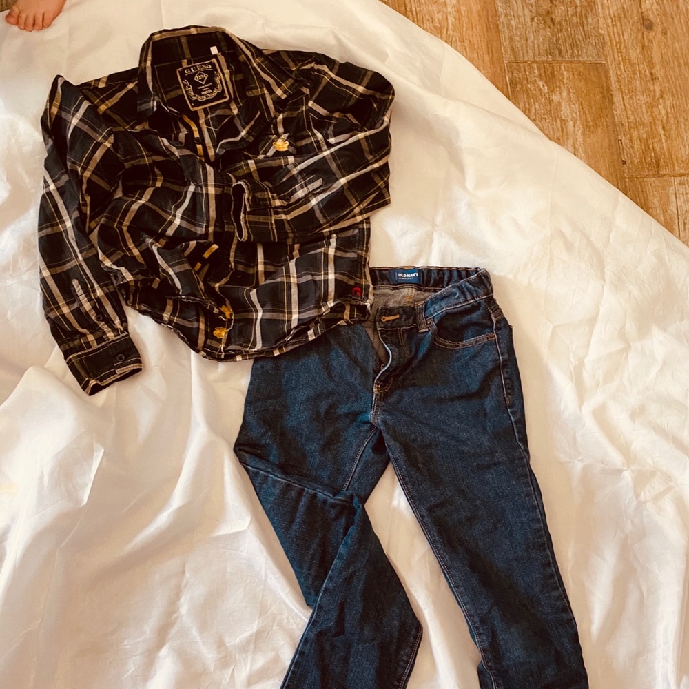 Boys Bundle - Guess Shirt & Old Navy Jeans, 12/14
